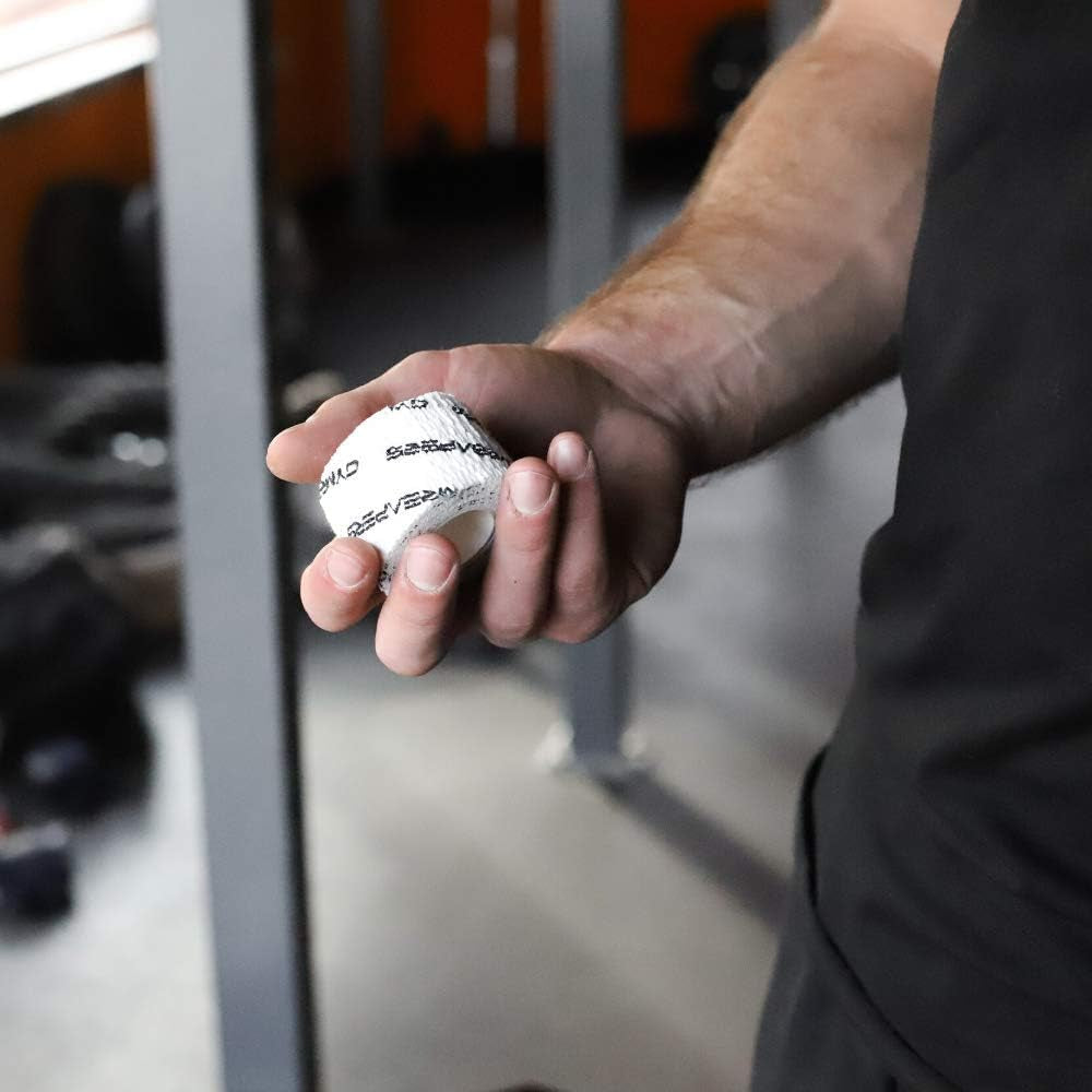 Weightlifting Adhesive Thumb Tape, Stretchy Athletic Tape Grip & Protection for Olympic Lifting, Cross Training, Powerlifting, Hookgrip