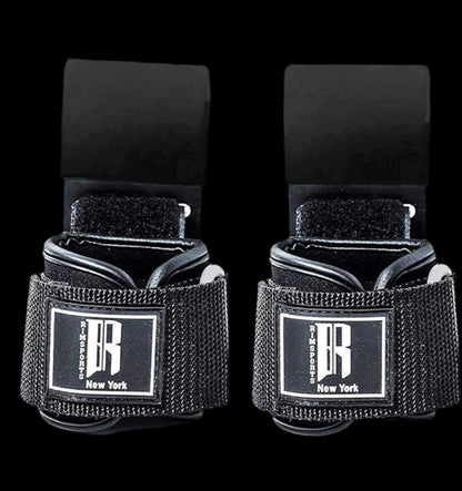 Weight Lifting Hooks Heavy Duty Lifting Wrist Straps for Pull Ups Deadlift Straps for Power Lifting Lifting Grips with Padded Workout Straps for Weightlifting Gym Gloves for Men and Women