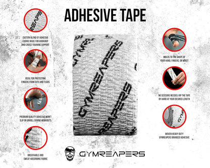 Weightlifting Adhesive Thumb Tape, Stretchy Athletic Tape Grip & Protection for Olympic Lifting, Cross Training, Powerlifting, Hookgrip