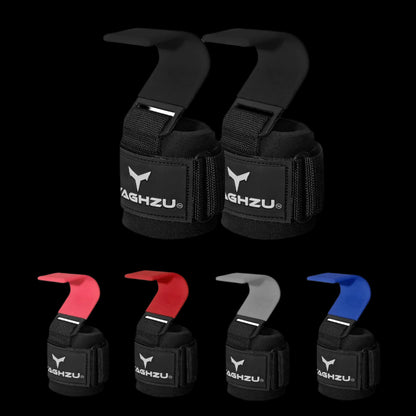 Weight Lifting Hooks, Padded Weight Lifting Straps Wrist Straps for Men and W...