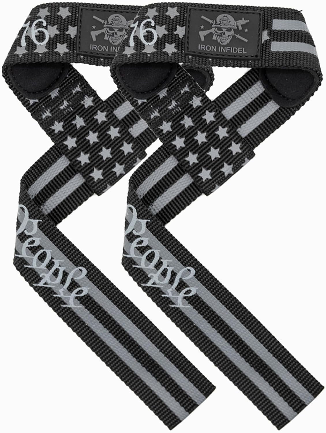 Weight Lifting Straps- Wrist Straps for Weight Lifting, Deadlifting, Exercise, Strength Training, Olympic Lifts- Pair of Gym Straps for Grip Strength on Heavy Lifts